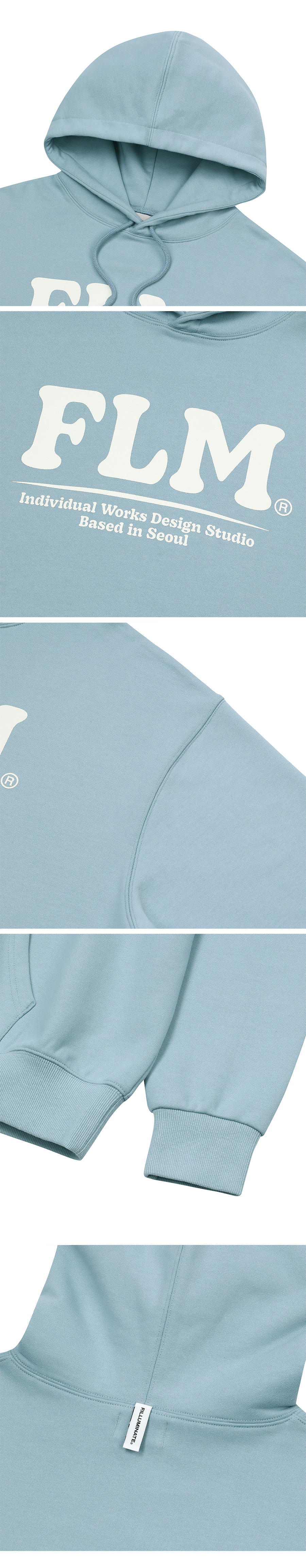 F.ILLUMINATEのFLM Big Logo Hoodie 全3色 FLM Big Logo Hoodie-Black - F.ILLUMINATE
