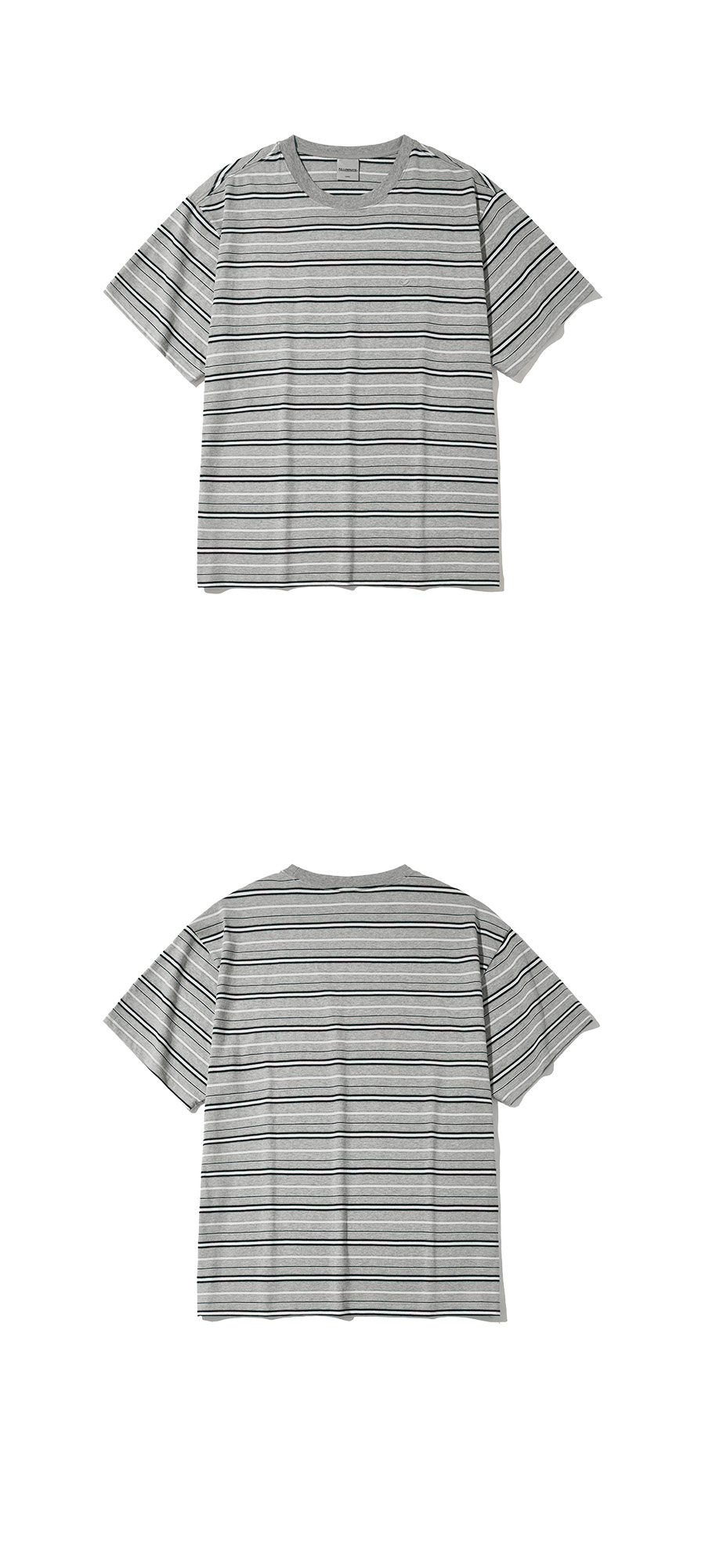 Tシャツ・カットソー [FILLUMINATE] Multi-stripe round T-shirt Multi Stripe Round T-Shirt-Brown - filluminate | 60% - Asian