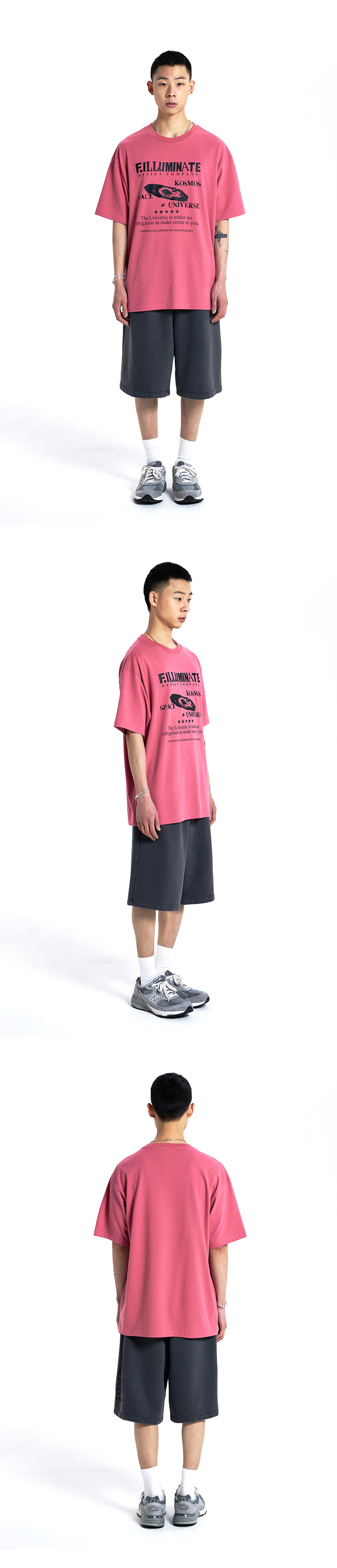 MUSINSA | FILLUMINATE Space Graphics Round T-shirt-3Color