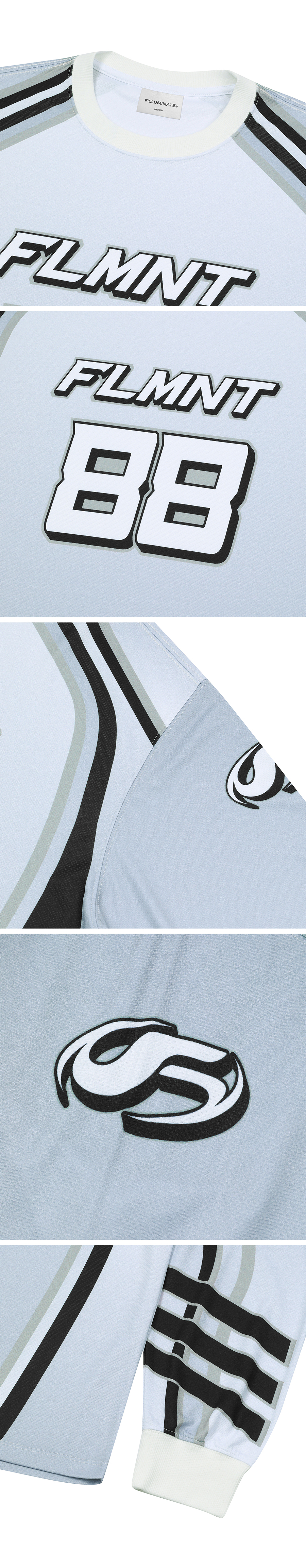 88 Racing Jersey Long Sleeve-White | ファッション通販サイト NUGU