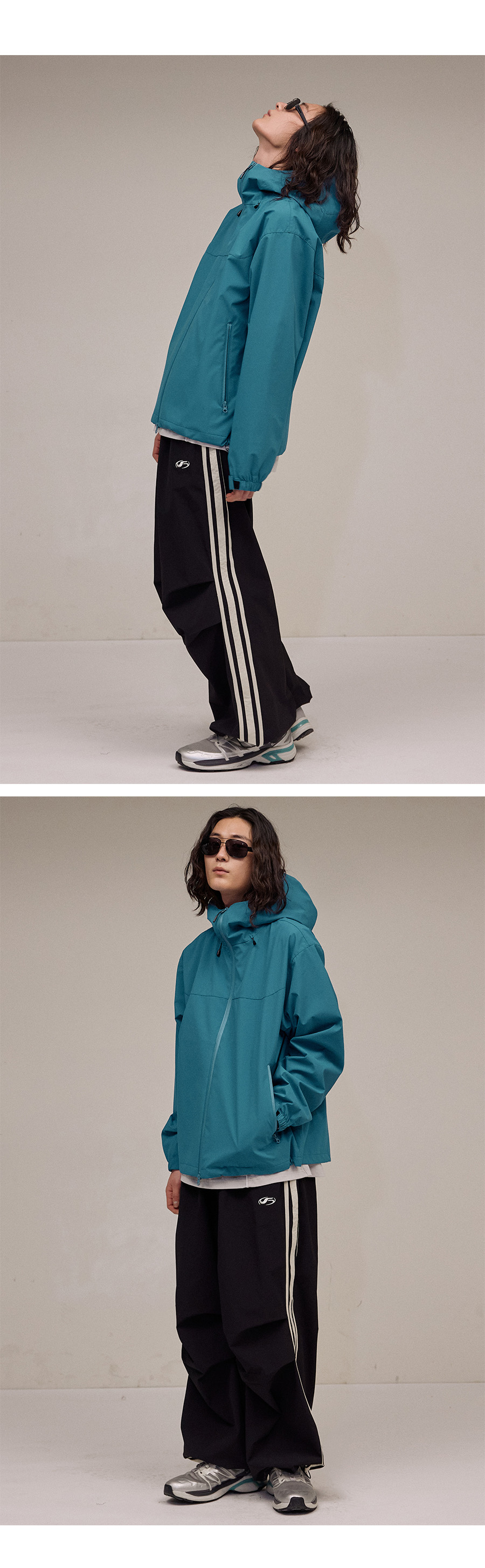 トラックパンツ・ジャージ FILLUMINATE Nylon Two-Tuck Taped Pants_4colors FILLUMINATE Nylon Two-Tuck Taped Pants_4colors (トラック