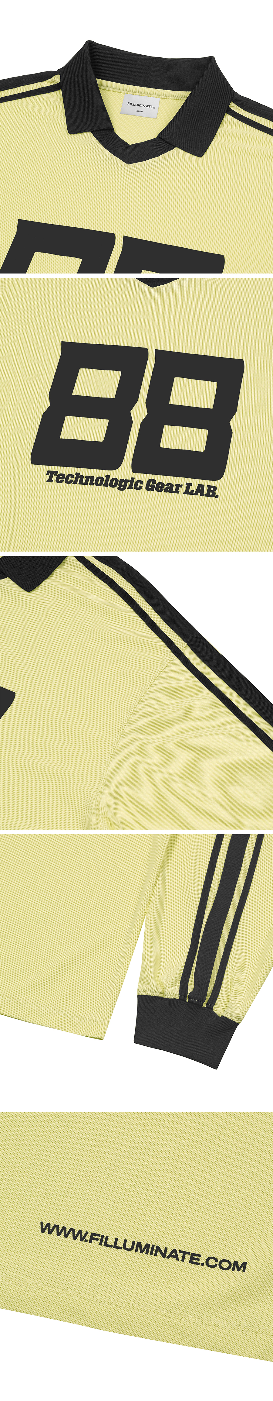 F.ILLUMINATEの88 Track Long Sleeve 全4色 MUSINSA公式 | FILLUMINATE 88 Track Long Sleeve-Yellow