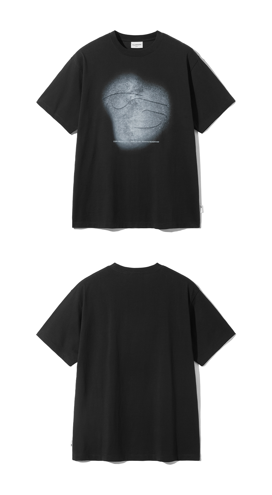 Tシャツ・カットソー [FILLUMINATE] Galaxy Symbol logo T-shirt MUSINSA | FILLUMINATE Galaxy Symbol Logo T-Shirt-Black