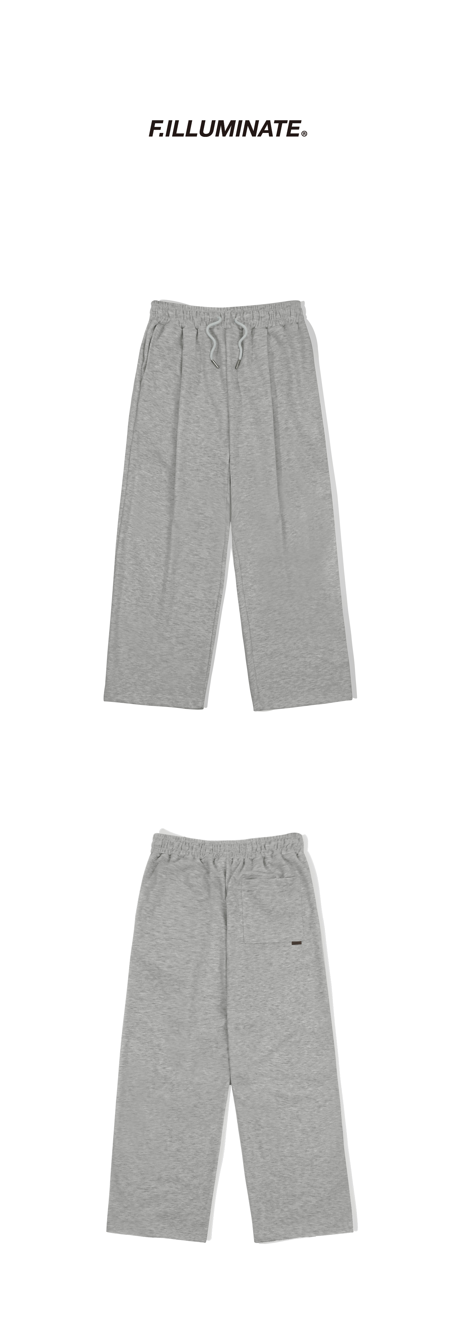 SET]One Tuck Wide Sweat Pants | KRAZZY