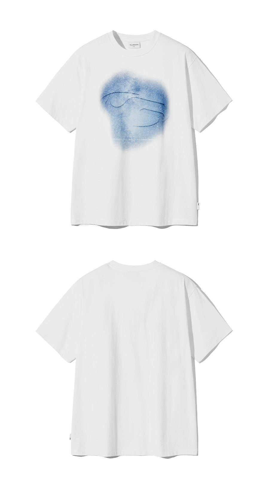 Tシャツ・カットソー [FILLUMINATE] Galaxy Symbol logo T-shirt MUSINSA | FILLUMINATE Galaxy Symbol Logo T-Shirt-White
