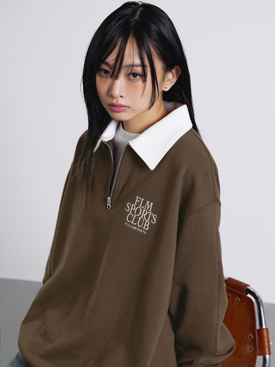 F.ILLUMINATEのFLM Sports Club Sweatshirt 全3色 FLM Sports Club Sweat Shirt-Dark Green - F.ILLUMINATE