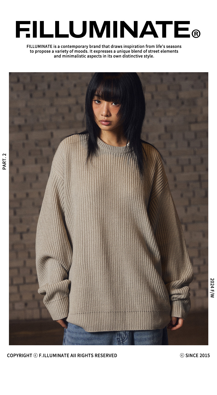 SALSATION Knitted Hoodie ジャケット ライトグレー